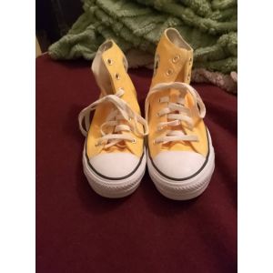 Baskets Jaune 39 Converse. - Occasion