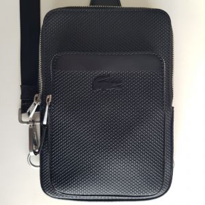 Sacoche Cuir Noir Lacoste - Occasion