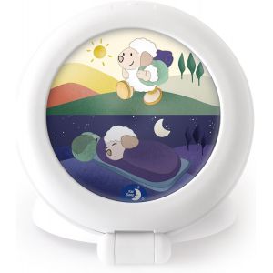 R&eacute;veil &eacute;ducatif Kid Sleep nomade jour/nuit silencieux avec alarme r&eacute;glable - Occasion