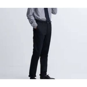 Pantalon Slim Jeans Marine Bleu 40 Elasthan Uniqlo - Occasion