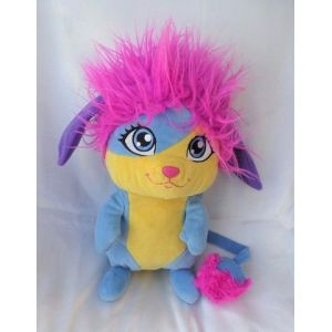 Doudou Peluche Bleu Lulu Transformable Popples - Occasion