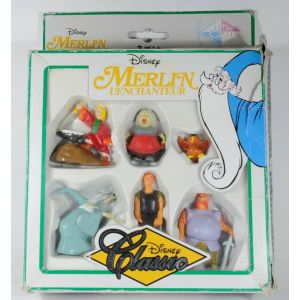 Disney Coffret 6 Figurines Merlin L'enchanteur - Occasion