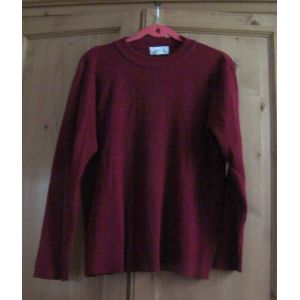 Pull Bordeaux Afibel - Taille 46-48 - Occasion