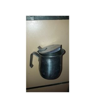 Pot A Lait Acier Inoxydable Pichet Broc Bec Verseur 100 Ml Inox A Couvercle Poignee Securite Cremier Theiere Tasse À Café Cruche Ustensile D Cuisine Art D L Table Tea Time Maison Petit Resistant Prati - Occasion