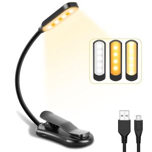 Lampe De Livre Rechargeable - Lampe De Lecture Réglable, 3 Couleurs - Occasion