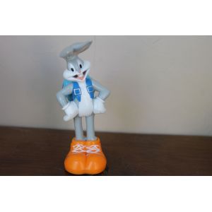 Figurine/Pochoir Bugs Bunny Avec Sac A Dos - Occasion