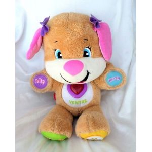 Doudou Peluche Interactive Puppy Sister &Eacute;veil Progressif Fisher Price - Occasion