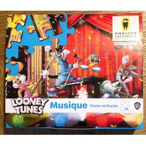 Jouet Mc Donalds Happy Meal 2022 / Puzzle Et Poster Looney Tunes : Musique - Occasion