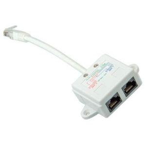 Adaptateur Ethernet RJ45 Male / Doubleur Femelle - Occasion