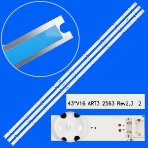 Bande de rétroéclairage LED, 43UH661V, 43UH650V, 43UH656V, 43UH668V, 43UH676V, 6916L-2563A, 43UH6507, 43UH6509, 43UH652V, LC430DGG, FJ, Dallas, M2, M7 ""Nipseyteko® - Occasion