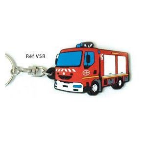 Porte-Clé En Relief Et Souple Fpt Vsr Camion Sapeur Pompier - Occasion