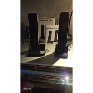2 telephones HD allure duo sagemcom SN M218248D0Z42664 - Occasion
