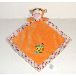 Doudou Tigrou Mouchoir Orange Oiseau Soleil Disney Nicotoy - Occasion