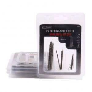 25 Pièces/Ensemble Micro Forets Enssemble 0.5mm3mm Pour Pcb Artisanat Et Bijoux En Acier Torsion Forets Ensembles Pour Outils Rotatifs Forage Du Bois - Occasion