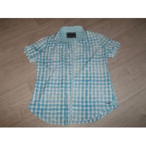 Chemisette Saint James Bleu Turquoise Et Blanche Taille 40 Tbe - Occasion