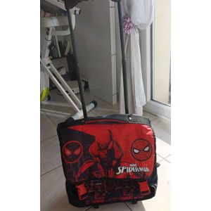 Sac &agrave; dos &agrave; roulettes maternelle SPIDERMAN Friends Around Town - Occasion