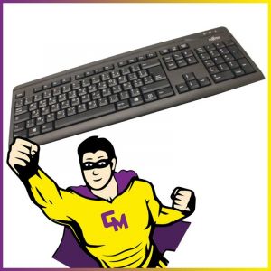 Clavier AZERTY USB Fujitsu KB410 K Noir 106 Touches Keyboard - Occasion