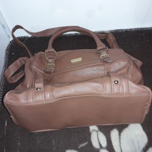 sac a main marron ted lapidus - Occasion