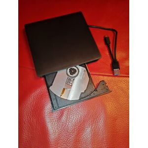 Lecteur CD/DVD RW Externe pour Pc , graveur enregistreur USB 3.0 pour Windows 11 et inférieur. - Occasion