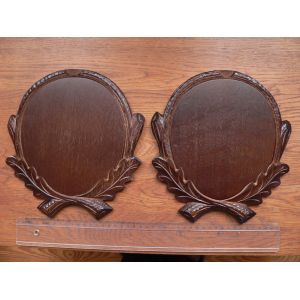 Ecussons En Chêne Pour Trophées De Chasse - Occasion