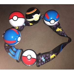 Ceinture Pok&eacute;mon Avec 4 Pok&eacute; Balls - Occasion