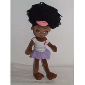 POUPEE AFRICAINE TISSU CHIFFON 45 cm - Occasion