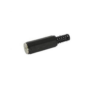 lot de 2 fiches jack 3.5 femelle mono corps plastique NOIR connecteur nickel a souder - Occasion