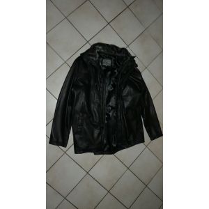 Veste Arturo Veste Longue Cuir Xl Noir - Occasion
