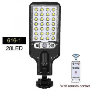 Lampadaires Solaires Lampe Solaire Extérieure 3 Mode Lumière Capteur De Mouvement Éclairage Pour Yard( Couleur: 616-1 28leds ) - Occasion