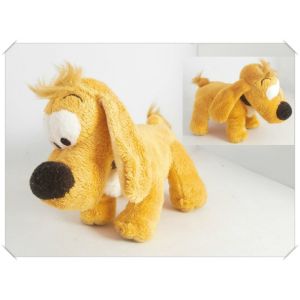 Peluche s&eacute;rie boule et bill - Petite peluche Bill le chien - 17x13cm - Occasion