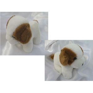 Doudou Peluche Chien Blanc Et Marron Rêves De Peluches - Occasion