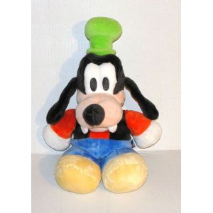 Peluche Dingo Nicotoy Chapeau Vert Doudou Chien Dingo Disney 42 Cm - Occasion