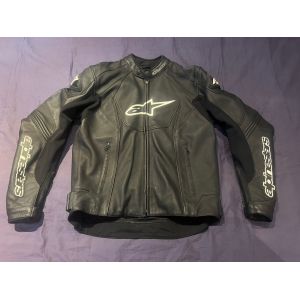 Blouson Cuir Motard Moto Alpinestars Gp-R Pro Comme Neuf Taille 50 Eu - Occasion