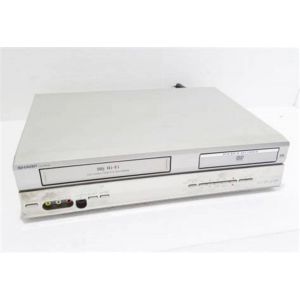 Combin&eacute; Sharp DV-RW250 lecteur enregistreur de cassettes VHS PAL vid&eacute;ocassettes magn&eacute;toscope VCR et lecteur enregistreur DVD num&eacute;rique RW / R recorder dolby digital dts MP3 combin&eacute; combi - Occasion