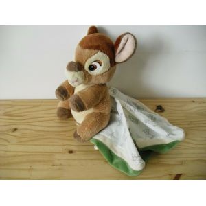 Peluche Doudou Bambi Et Son Grand Mouchoir Disney Nicotoy V4 - Occasion