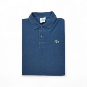 Reconditionné - Polo Manches Longues Homme Marine - Taille M - Homme - Marine - Occasion