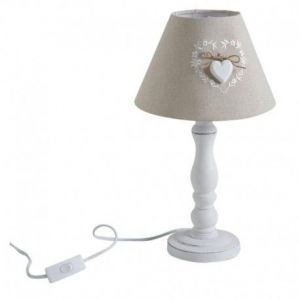 Lampe De Chevet En Bois Cosy Avec Coeur - Occasion