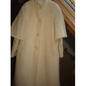 Manteau-Cape En Pure Laine T38 - Occasion