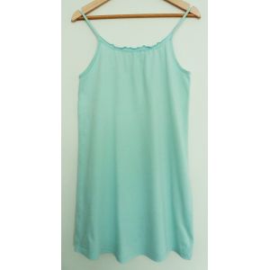 Chemise De Nuit. T Shirt De Nuit. Nuisette. Vert D&#39eau. Coton. 14 Ans - Occasion