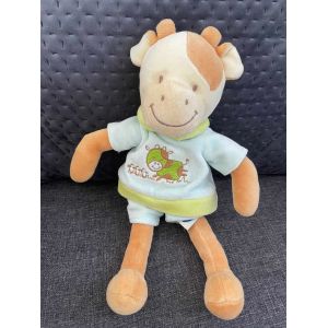 Doudou Peluche Vache Mots D Enfant 28cm - Occasion