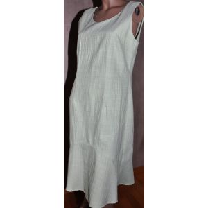 Robe Femme Rouge T 42 Marque Affinités Tbe Vert Anis - Occasion