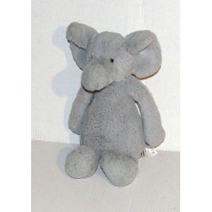 Doudou Elephant Gris Jellycat 20 Cm - Occasion