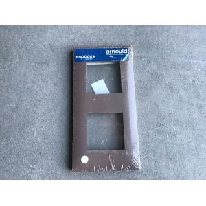 Plaque double Arnould espace &eacute;volution couleur chocolat,Ref:51221 - Occasion