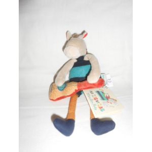 Doudou Moulin Roty 659061 Cheval Ane Zebre Grelot Hochet Les Zig Et Zag Musique Guitare Zadig Zao Zephyr Zine - Occasion