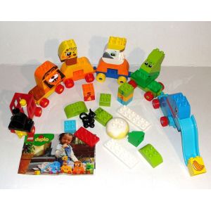 Mon Premier Train Des Animaux LEGO DUPLO 50 briques avec son bac de rangement 10863 - Occasion