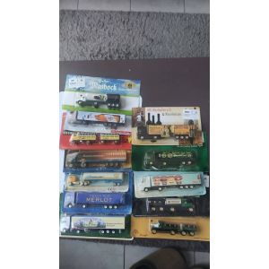 Lot De Camion Remorque Au 1/87 Voir Photos Ils Sont Superbes Et Sous Blister Amis Collectioneur - Occasion