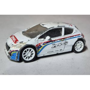 Mod&egrave;le R&eacute;duit Peugeot 206 Wrc Norev &ndash; Voiture Rallye 1/43-Norev - Occasion