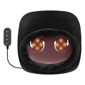 3-En-1 Masseur De Pieds Chauffant Et Vibrant, Massage Du Dos Avec Chaleur, Coussin Chauffant Rapide Et 3 Modes De Massage, - Occasion