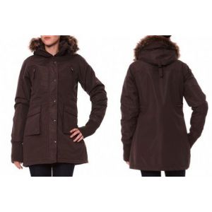 Scott - Manteau Parka À Capuche Modèle Très Chaud Marron Chocolat T40 - Occasion