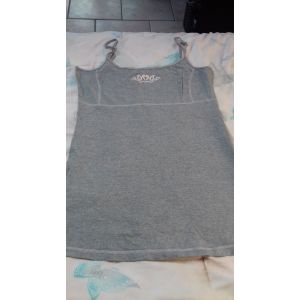 Chemise De Nuit Été Grise Et Rose Taille 40/42 - Occasion